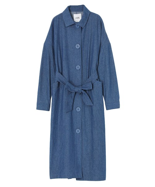 GYDA（ジェイダ）の「デニムチェスタージャケット（ジャケット/アウター・レディース・ブルー/インディゴ・F）」の11枚目の写真