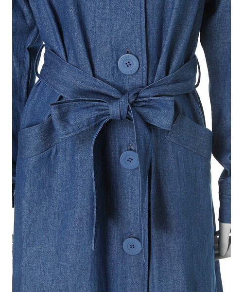 GYDA（ジェイダ）の「デニムチェスタージャケット（ジャケット/アウター・レディース・ブルー/インディゴ・F）」の8枚目の写真