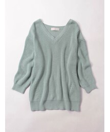 31 Sons de mode | アゼＶネックロングプルオーバー(トップス)