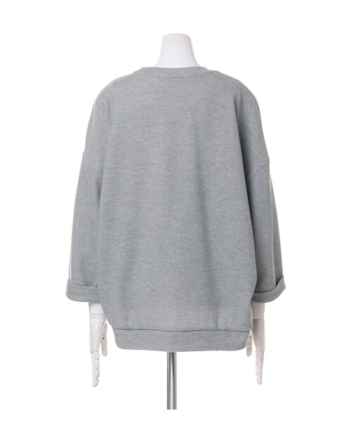 INGNI(イング)の「【春の新作】Wフェイス裾ZIP/チュニック(トップス・レディース・オフホワイト/グレー/クロ/ベージュ・M)」の2枚目の写真