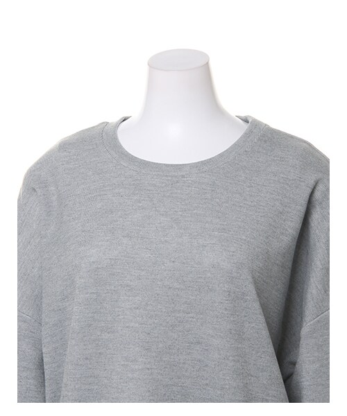 INGNI(イング)の「【春の新作】Wフェイス裾ZIP/チュニック(トップス・レディース・オフホワイト/グレー/クロ/ベージュ・M)」の3枚目の写真