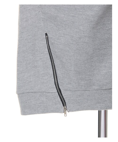 INGNI(イング)の「【春の新作】Wフェイス裾ZIP/チュニック(トップス・レディース・オフホワイト/グレー/クロ/ベージュ・M)」の5枚目の写真