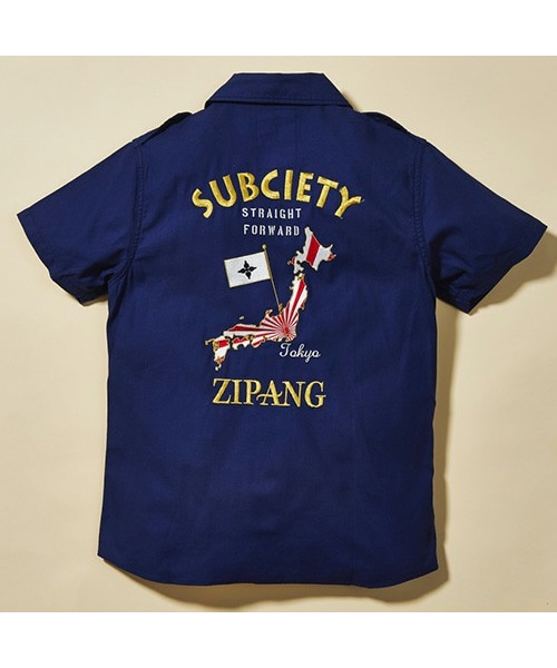Subciety（サブサエティ）の「HOUSTON×Subciety MILITARY SHIRT S/S 
