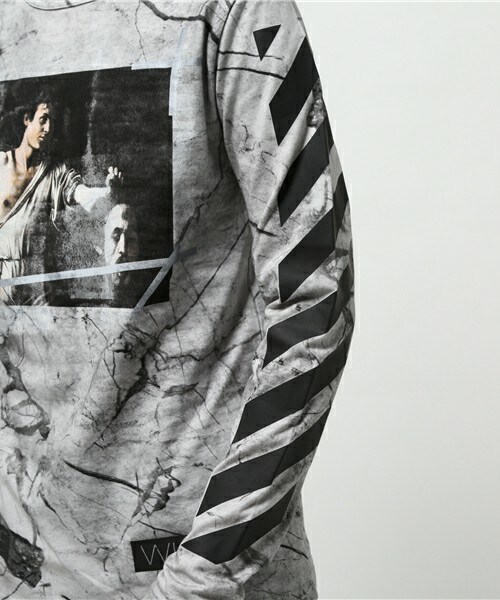 off white（オフホワイト）の「OFF WHITE 『CARAVAGGIO』カットソー（Tシャツ/カットソー・メンズ・グレー・SMALL）」の7枚目の写真