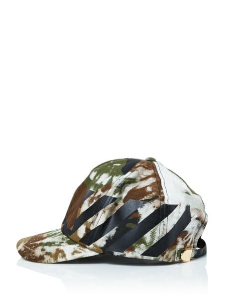off white（オフホワイト）の「OFF WHITE カモフラベースボールキャップ（キャップ・メンズ・カーキ・FREE）」の8枚目の写真