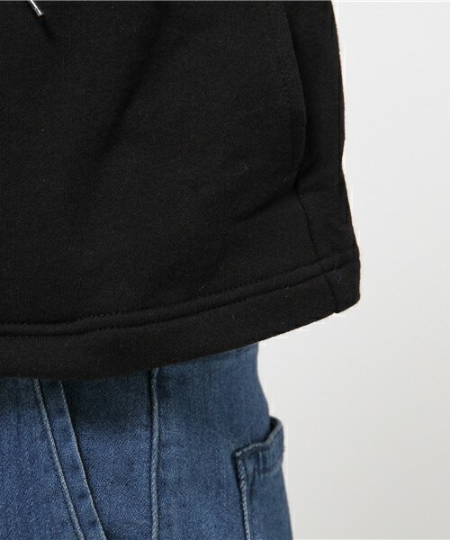 gomme（ゴム）の「フードフリルJKT（その他アウター・レディース・ブラック/ブラック×グレー/ネイビー・MEDIUM）」の11枚目の写真