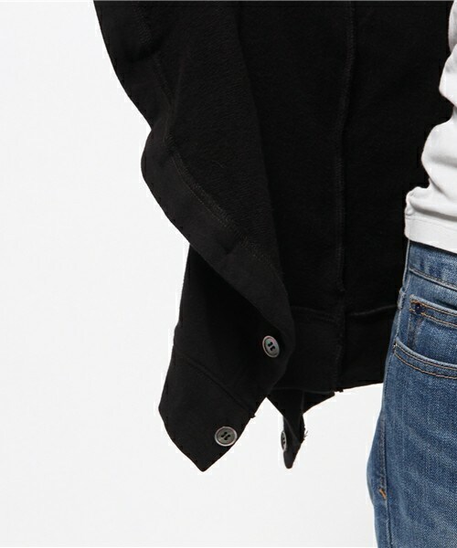 gomme（ゴム）の「ダブルウェイブCD（カーディガン/ボレロ・レディース・ブラック/チャコールグレー/ネイビー・MEDIUM）」の11枚目の写真