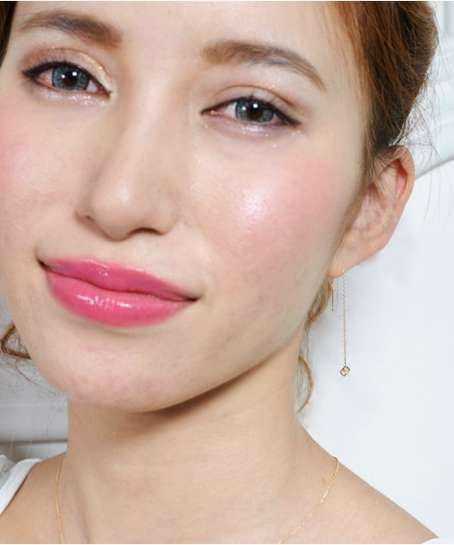 pinacoteca（ピナコテーカ）の「ピナコテーカ 350 キュービック キューブ アメリカン ピアス（ピアス（両耳用）・レディース・ゴールド・5センチ）」の5枚目の写真