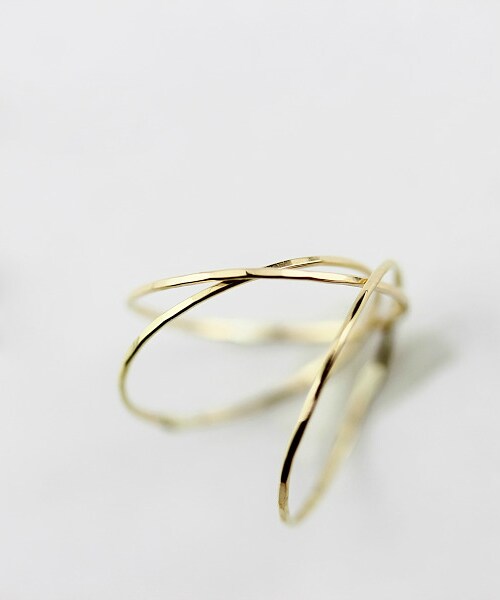 les desseins de DIEU（レデッサンドゥデュー）の「ソリッド ゴールド 金線 3本セット リング（リング・レディース・ゴールド・6号～13号）」の3枚目の写真