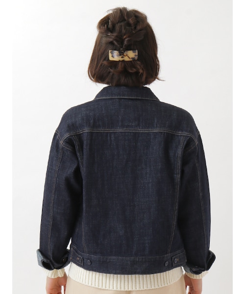 w closet（ダブルクローゼット）の「10ozデニムGジャン（ジャケット/アウター・レディース・ブルー/ネイビー・FREE）」の5枚目の写真