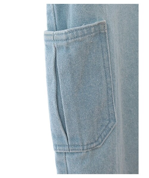 SEVENDAYS=SUNDAY(セブンデイズサンデイ)の「【先行受注】デニムサロペット(オールインワン・サロペット・インディゴ/ライトインディゴ・F)」の9枚目の写真