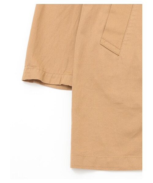 SEVENDAYS=SUNDAY（セブンデイズサンデイ）の「【先行受注】Men's 綿ツイル ステンカラーコート（ジャケット/アウター・ベージュ/カーキ/ネイビー・S/M/L）」の7枚目の写真