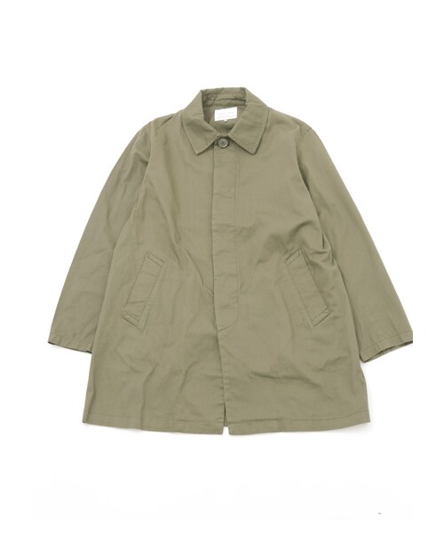 SEVENDAYS=SUNDAY（セブンデイズサンデイ）の「【先行受注】Men's 綿ツイル ステンカラーコート（ジャケット/アウター・ベージュ/カーキ/ネイビー・S/M/L）」の2枚目の写真