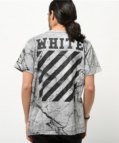 off white（オフホワイト）の「OFF WHITE 『CARAVAGGIO』Tシャツ（Tシャツ/カットソー・メンズ・グレー・SMALL/MEDIUM）」の5枚目の写真