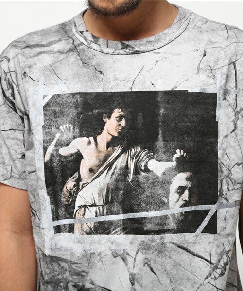 off white（オフホワイト）の「OFF WHITE 『CARAVAGGIO』Tシャツ（Tシャツ/カットソー・メンズ・グレー・SMALL/MEDIUM）」の8枚目の写真