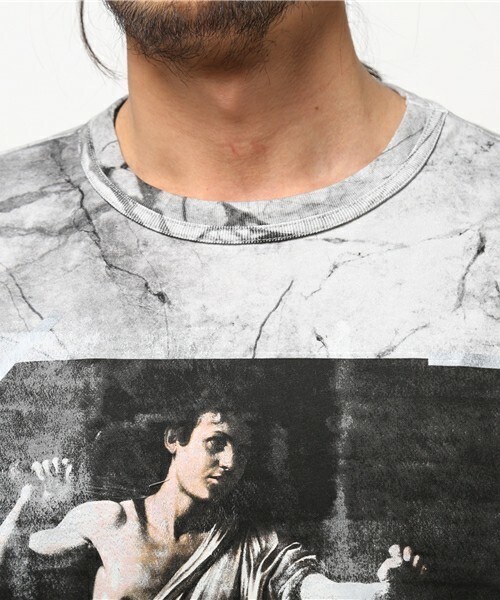 off white（オフホワイト）の「OFF WHITE 『CARAVAGGIO』Tシャツ（Tシャツ/カットソー・メンズ・グレー・SMALL/MEDIUM）」の6枚目の写真