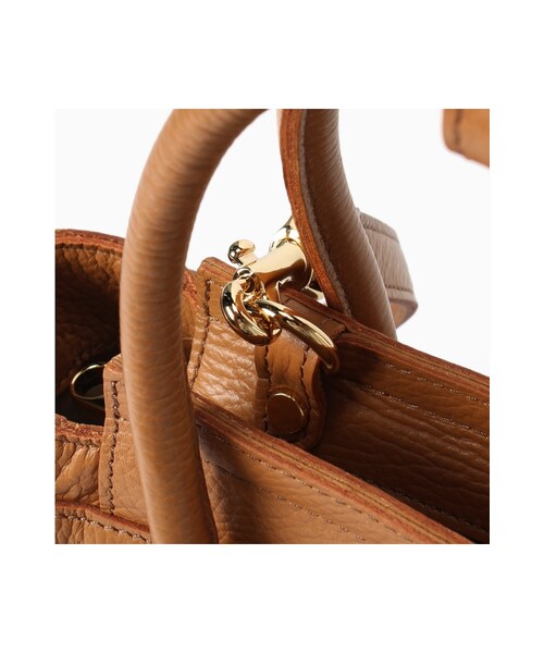 La TOTALITE（ラトータリテ）の「REGALO 2WAYミニトート◆（バッグ・キャメル/ネイビー・フリー）」の13枚目の写真