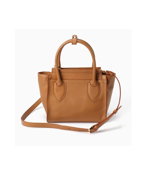 La TOTALITE（ラトータリテ）の「REGALO 2WAYミニトート◆（バッグ・キャメル/ネイビー・フリー）」の15枚目の写真