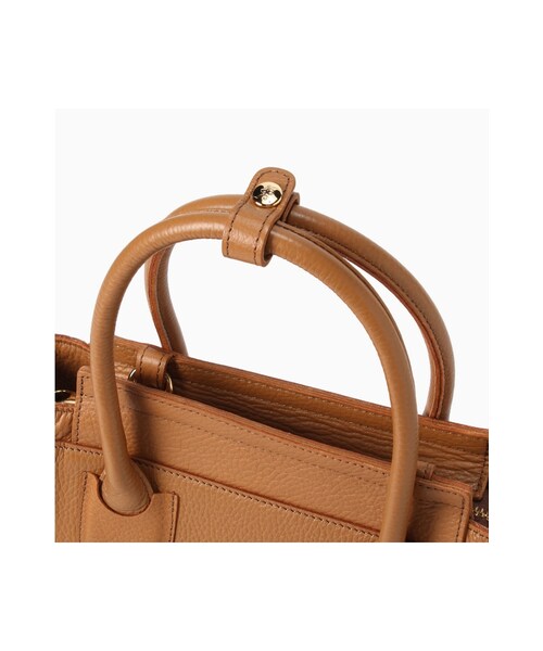 La TOTALITE（ラトータリテ）の「REGALO 2WAYミニトート◆（バッグ・キャメル/ネイビー・フリー）」の11枚目の写真