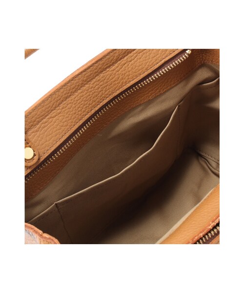 La TOTALITE（ラトータリテ）の「REGALO 2WAYミニトート◆（バッグ・キャメル/ネイビー・フリー）」の10枚目の写真