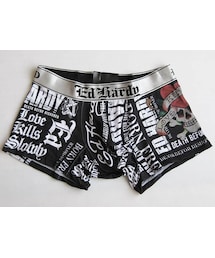 ★送料・関税込み★【Ed Hardy】ヴィンテージ ブルー ショーツ Ed Hardy（エドハーディー）の「【ヴィンテージ古着】Ed Hardy