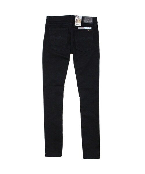 Nudie Jeans（ヌーディージーンズ）の「LONG JOHN 「BLACK BLACK」（デニムパンツ・メンズ・BLACK BLACK・W28～W32）」の5枚目の写真