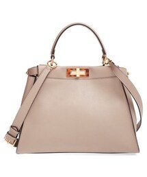FENDI | Fendi 'Medium Peekaboo' Leather Satchel(ショルダーバッグ)