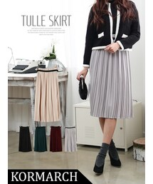 KORMARCH | チュールギャザースカート(スカート)