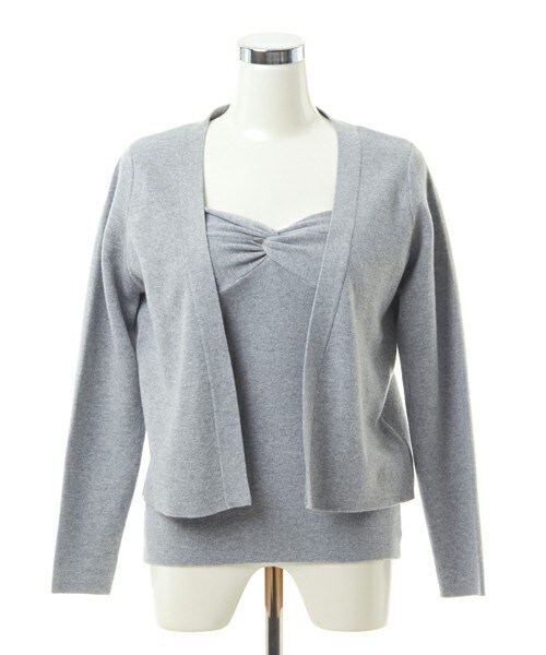 DRWCYS（ドロシーズ）の「アンサンブルニット（アンサンブル・レディース・ブルー/グレー/ホワイト/ピンク/パープル・M）」の3枚目の写真