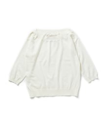 DRWCYS | コットンカシミヤカラーショートニット(ニット/セーター)