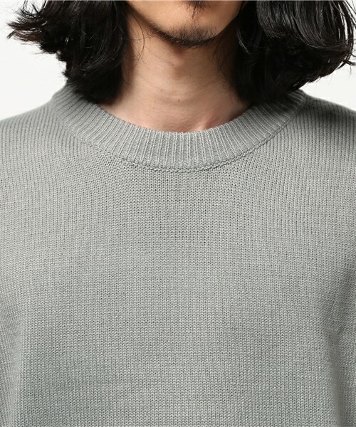 unrelaxing（アンリラクシング）の「サイドスリットプルオーバービッグサイズニット（ニット/セーター・メンズ・ブラック/グレー・FREE）」の20枚目の写真