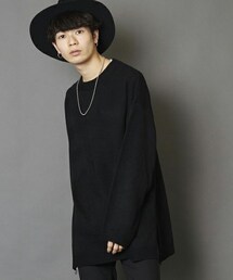 unrelaxing | サイドスリットプルオーバービッグサイズニット(ニット/セーター)