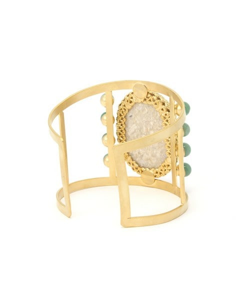 mame(マメ)の「mame アベンチュリンバングル(ブレスレット・レディース・ライトグリーン・FREE)」の3枚目の写真