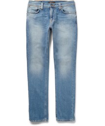Nudie Jeans | Nudie Jeans Thin Finn Slim-Fit Washed Organic Stretch-Denim Jeans(デニムパンツ)