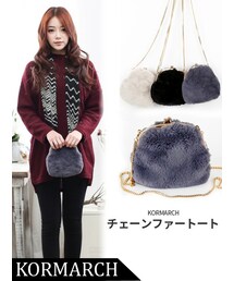 KORMARCH | チェーンファートート(トートバッグ)