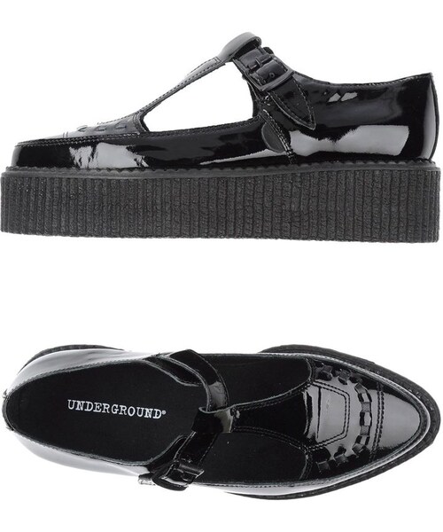 UNDERGROUND(アンダーグラウンド)の「UNDERGROUND Pumps(パンプス・レディース・Black/White・8/8.5/9)」の1枚目の写真