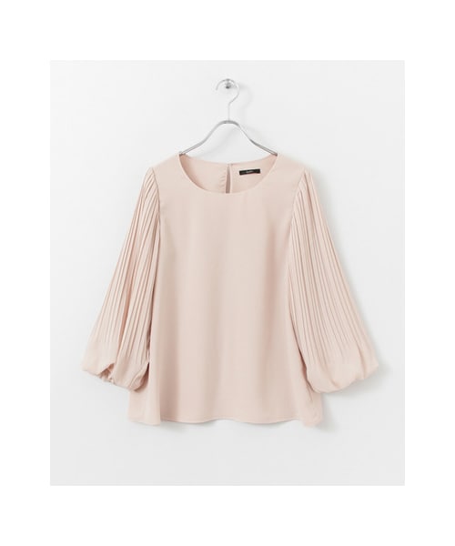 プリーツスリーブブラウス♡ロッソ URBAN RESEARCH ROSSO WOMEN（アーバンリサーチ ロッソ）の「【予約