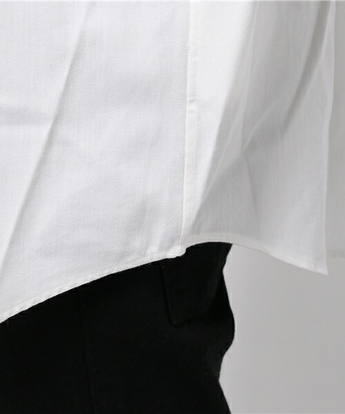 JOHN LAWRENCE SULLIVAN（ジョンローレンスサリバン）の「JOHN LAWRENCE SULLIVAN オーバーサイズデニムシャツ（シャツ/ブラウス・メンズ・ホワイト/ブラック/ダークブルー・MEDIUM）」の9枚目の写真