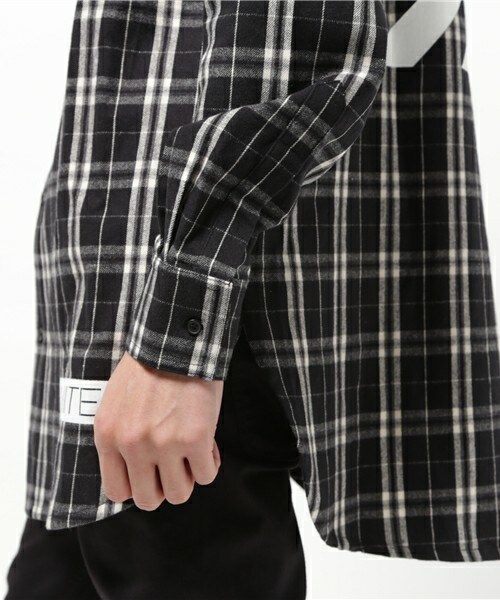 off white（オフホワイト）の「OFF WHITE チェックシャツ（シャツ