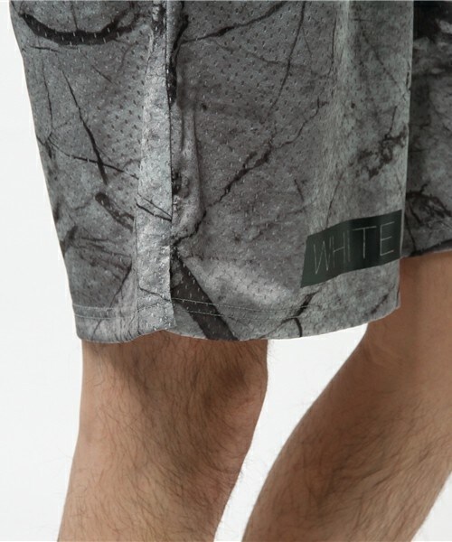 off white（オフホワイト）の「OFF WHITE マーブルメッシュショーツ（その他パンツ・メンズ・グレー・SMALL/MEDIUM/LARGE）」の9枚目の写真