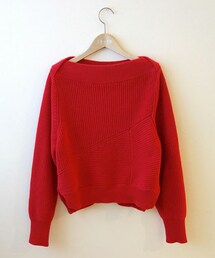 NINE | NINE　畦切替ニット(ニット/セーター)