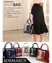 KORMARCH | バックルベルトトーンダウン2WAYバッグ(ハンドバッグ)