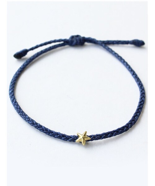 BEAVER（ビーバー）の「Rosetta Prayer/Concho Braiding Anklet "Star"（アクセサリー・メンズ・BLACK/RED/BLUE・F）」の4枚目の写真