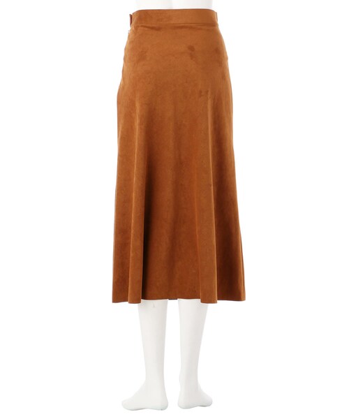 G.V.G.V.(ジーヴィージーヴィー)の「LIGHT SUEDETTE A LINE MIDI SKIRT(スカート・レディース・BLACK/BROWN/PURPLE・34/36)」の5枚目の写真