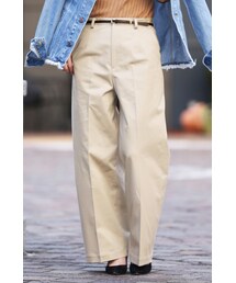 SLOBE IENA | チノストレッチワイドパンツ(パンツ)