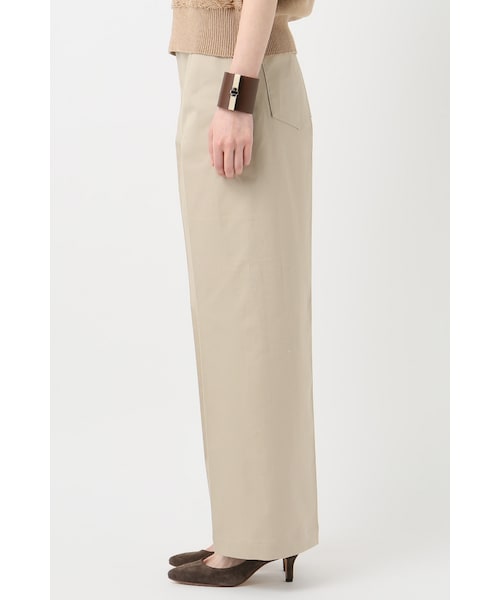 SLOBE IENA（スローブイエナ）の「チノストレッチワイドパンツ（パンツ・ベージュ/ブルー A・36/38/40）」の6枚目の写真