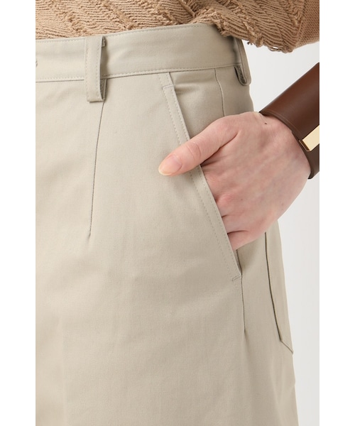 SLOBE IENA（スローブイエナ）の「チノストレッチワイドパンツ（パンツ・ベージュ/ブルー A・36/38/40）」の10枚目の写真