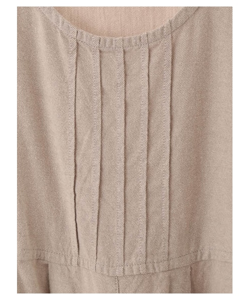 Samansa Mos2（サマンサ モスモス）の「綿起毛サロペット（オールインワン・サロペット・アイボリー/グレー/チャコールグレー・M）」の8枚目の写真