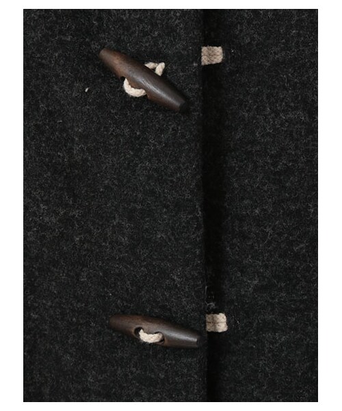 Samansa Mos2（サマンサ モスモス）の「ウール×ボアフードコート（ジャケット/アウター・アイボリー/チャコールグレー/モカ・M）」の8枚目の写真