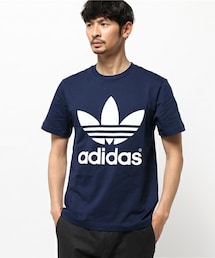 adidas | メンズ アディダス トレフォイル ロゴTシャツ ネイビー adidas NAVY TEE S92520(Tシャツ/カットソー)